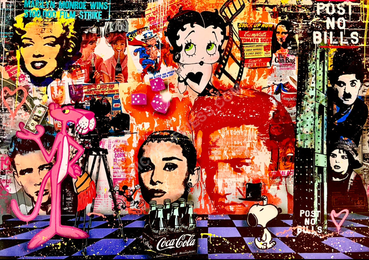 ULTIMATE LEGENDS - Unikat 200x150cm auf Museumsleinwand