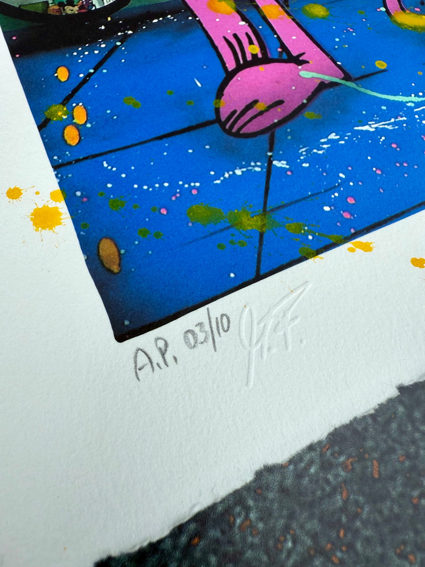 ULTIMATE POP 2, hochwertiger Pigmentdruck 50x50cm, handüberarbeitet, auf schwerem Büttenpapier, handsigniert und nummeriert (ungerahmt)