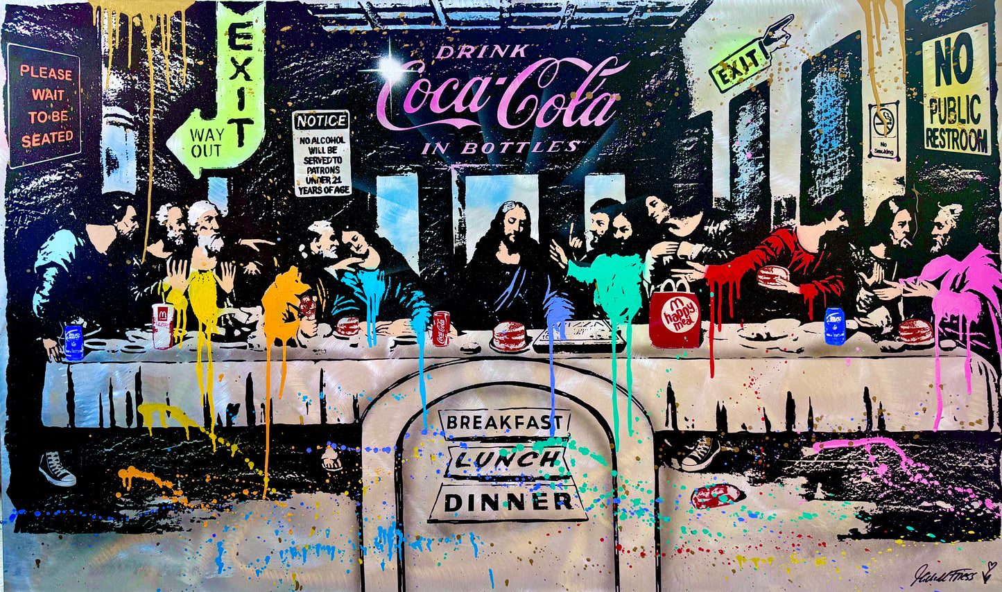 LAST SUPPER, Unikat 150x90cm