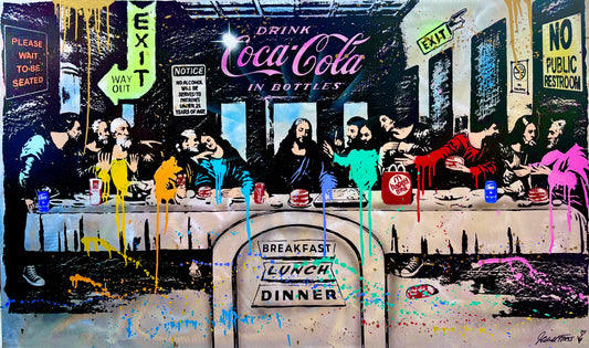LAST SUPPER, Unikat 150x90cm